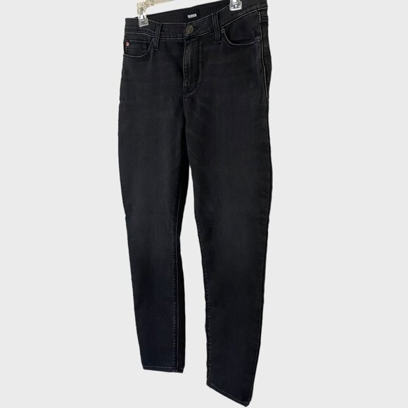 Hudson Krista Super Skinny Ankle Jeans Women's 30 Faded Black Wash Mid-Rise New - Picture 2 of 11